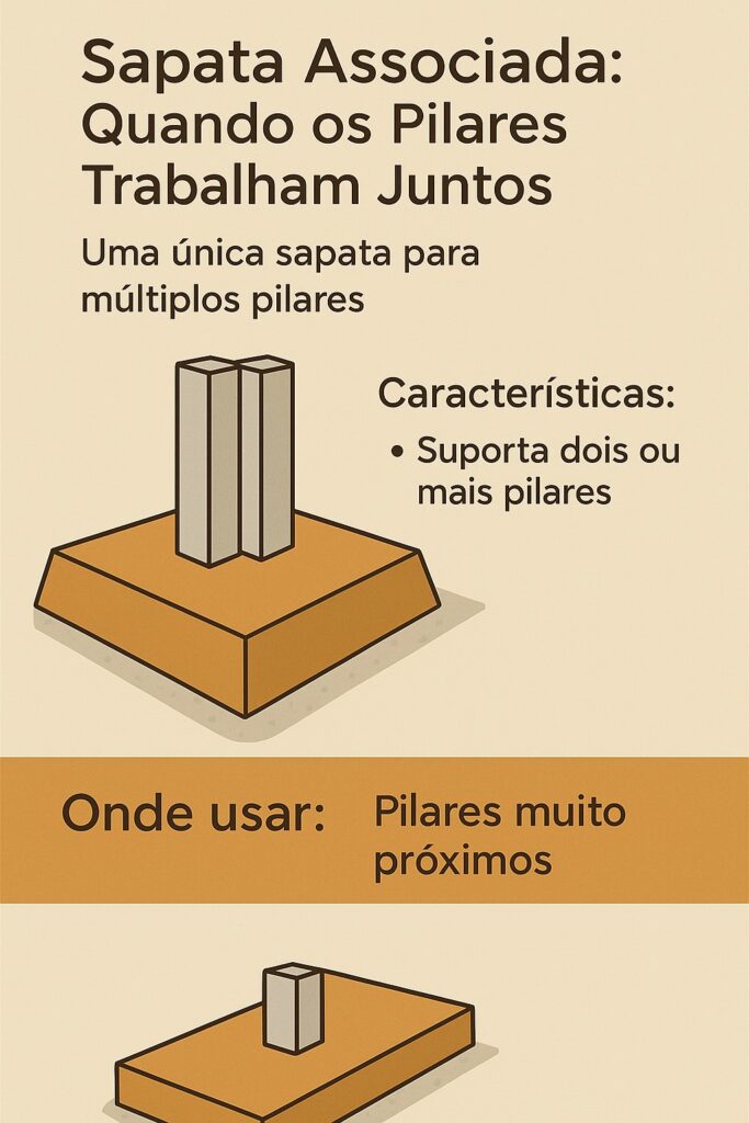 sapata associada