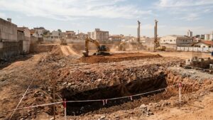 fundação em terreno com aterro