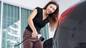 Carregador para carro elétrico em casa