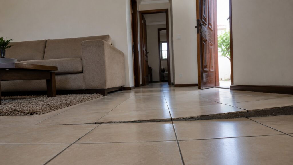 construir um segundo andar sem reforço, estufamento no piso